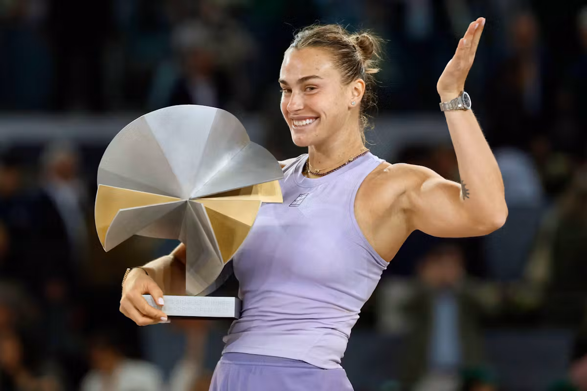 Sabalenka tops Gauff to become Queen of Madrid again